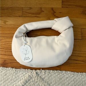 Melie Bianco Soft Cream Shoulder Bag